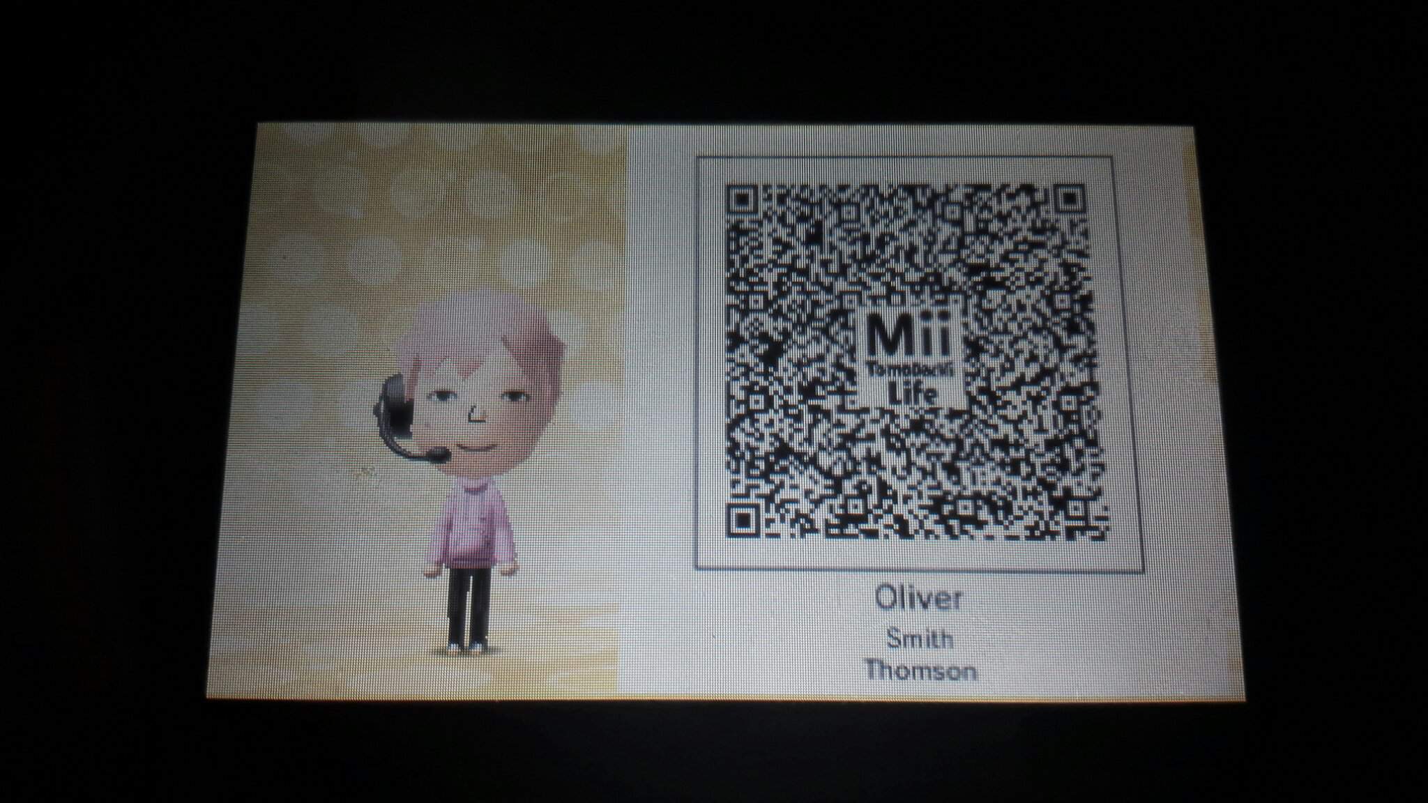 Oliver Qr Code I Changed his name | Tomodachi Life Amino