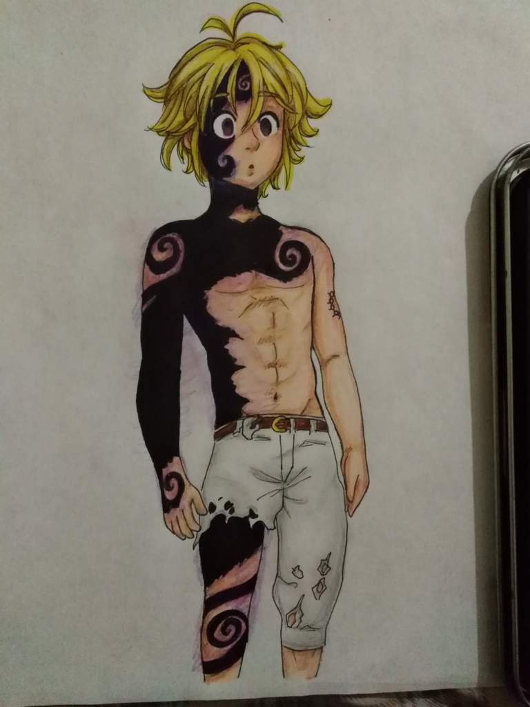 💚Meliodas demonio 💚📗🖍️ | Nanatsu No Taizai Amino™ Amino