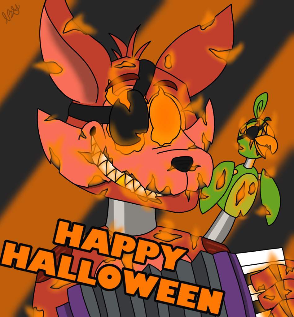 Jack O Rockstar Foxy Happy Halloween Contest Entry Five Nights At Freddy S Amino