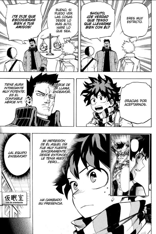 BNHA MANGA CAPÍTULO 243:¡Preparados! ¡A la agencia de endeavor! | Boku