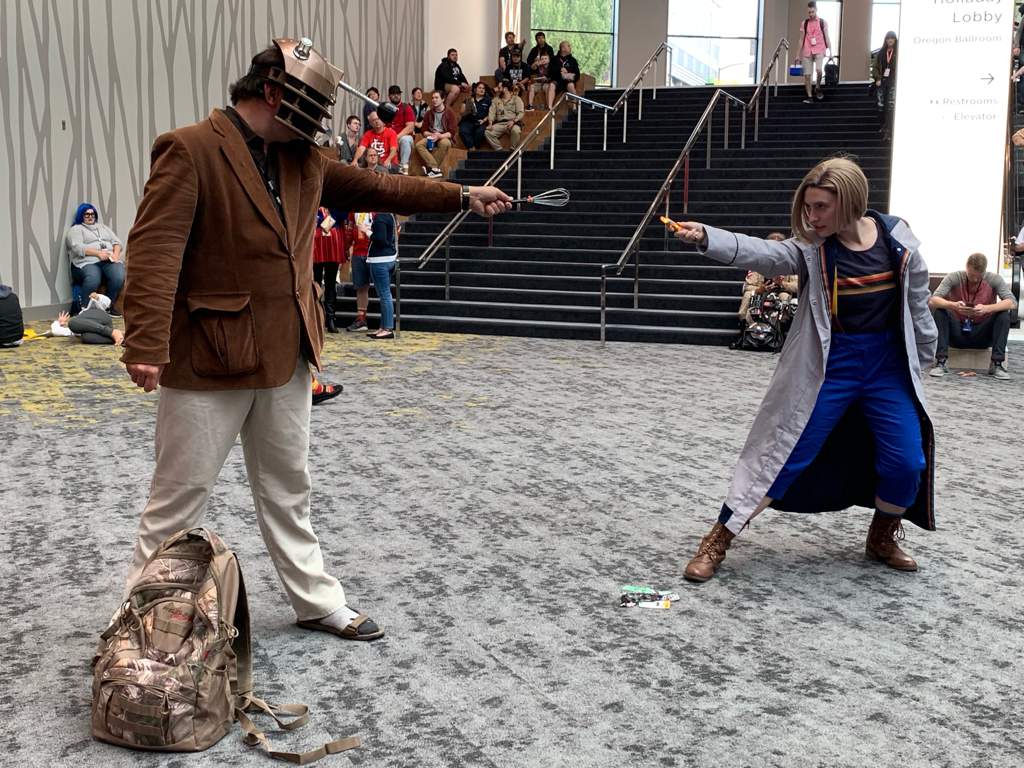 Thirteen cosplay at RCCC 2019/Christopher Eccleston & Billie Piper ...