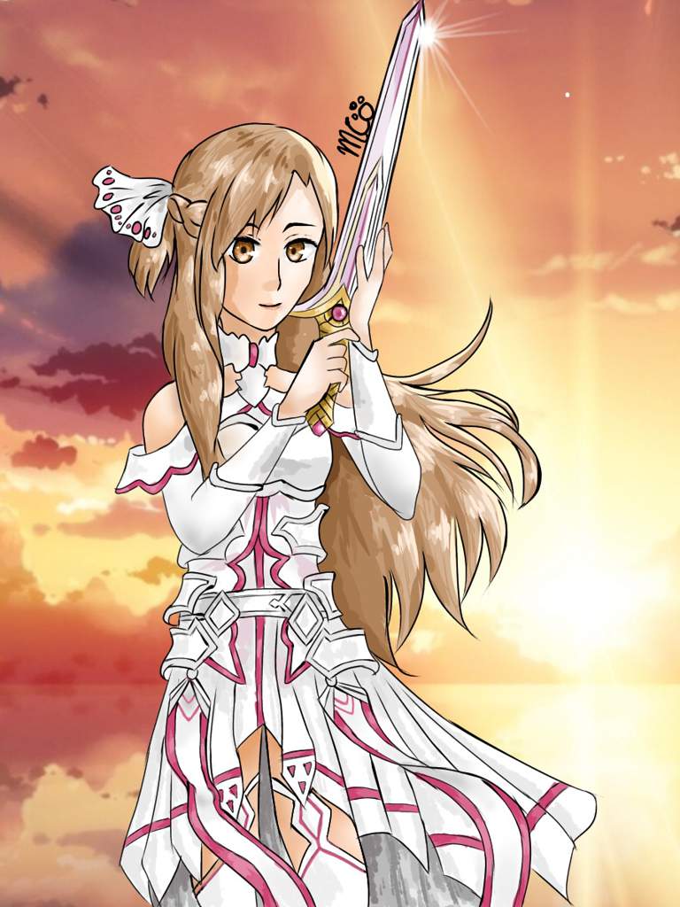 sword art online asuna goddess