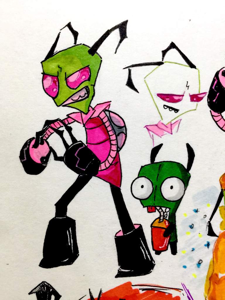 Some Zim/and Gir Invader Zim Amino