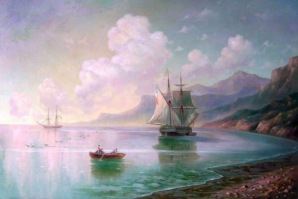 Кто писал о море картины