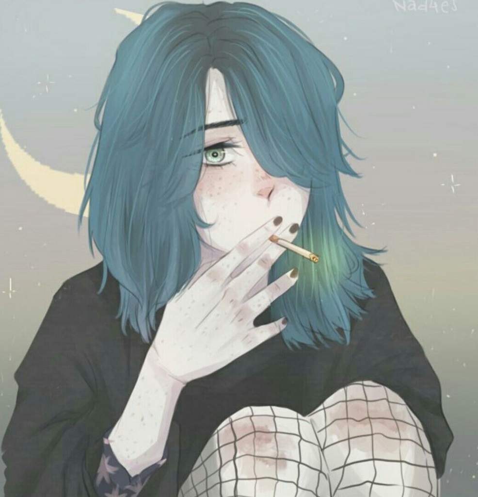 anime girl smoking lol | Anime Amino