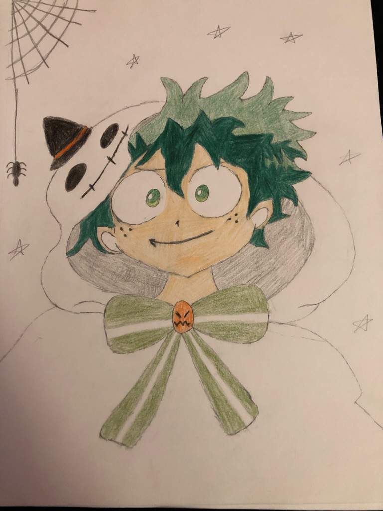 a ghost deku drawing for spooky szn ! | My Hero Academia Amino