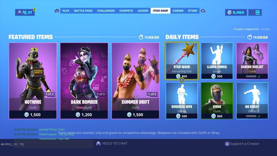 Today’s Item Shop | Fortnite: Battle Royale Armory Amino