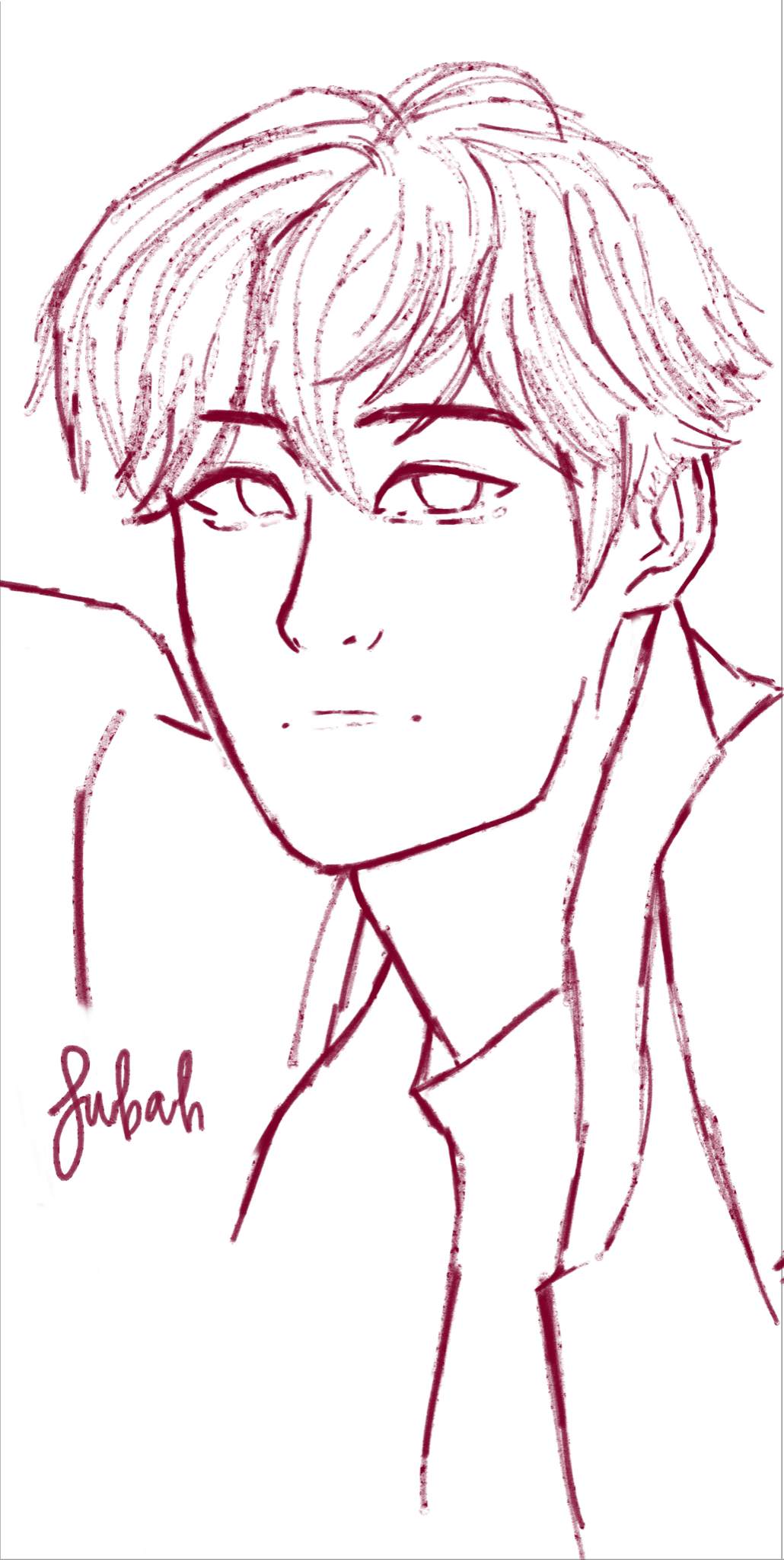 Hyunjae DDD Sketch | THE BOYZ AMINO Amino