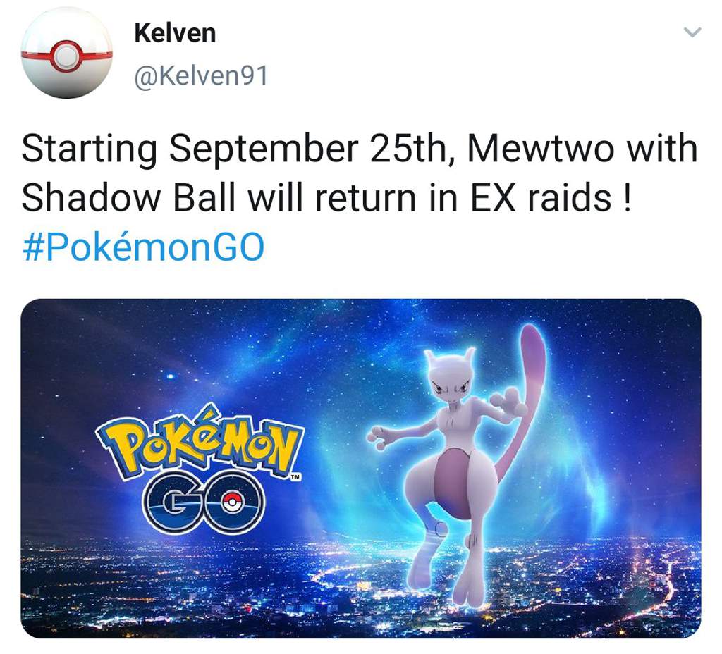 Mewtwo Returns to EX Raids! Pokemon GO Amino