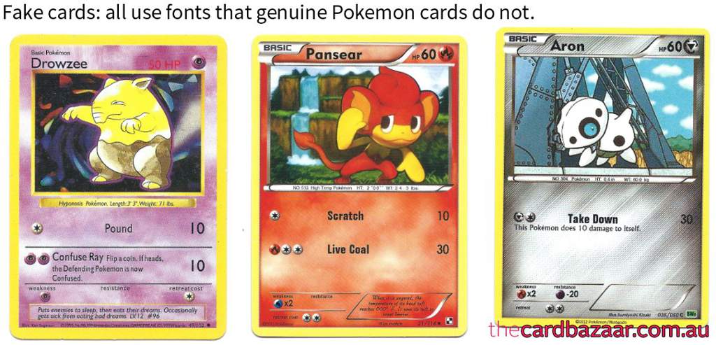 How to spot fake Pokémon cards. 
