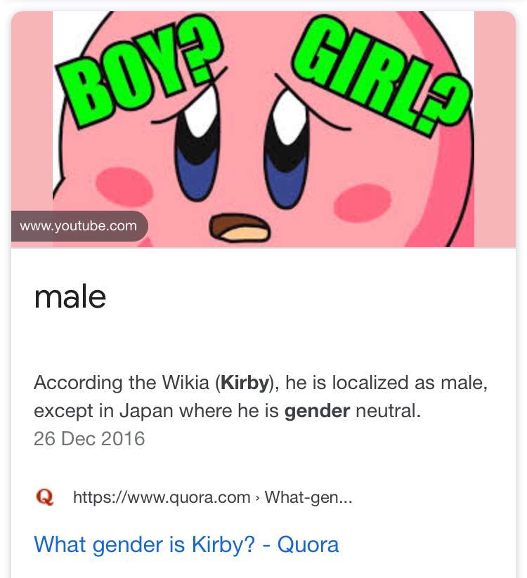 What is Kirby's gender? LGBT+ Amino