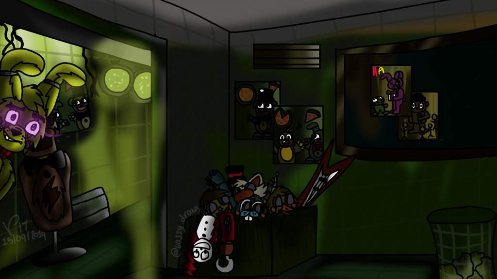 fnaf 3 office lego