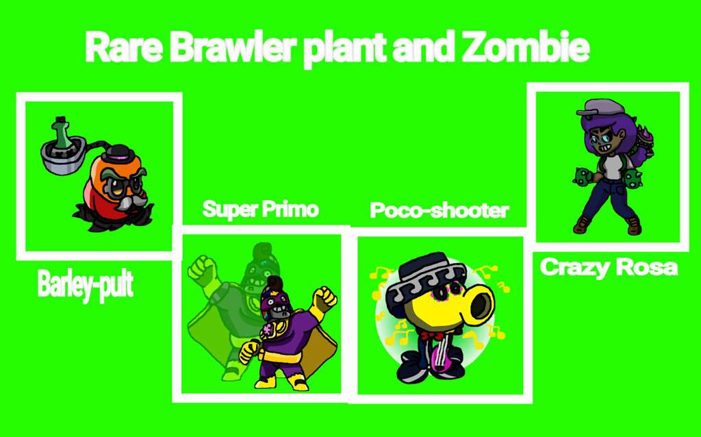 Plants Vs Zombies Brawl Stars Rare Brawler Brawl Stars Amino