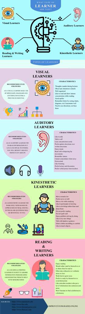 the-4-types-of-learners-infographic-learning-styles-and-strategies