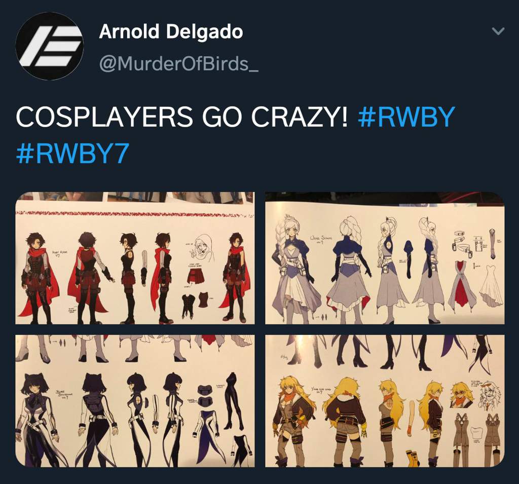 Rwby Volume 7 Outfit Concept Art Revealed Rwby Amino