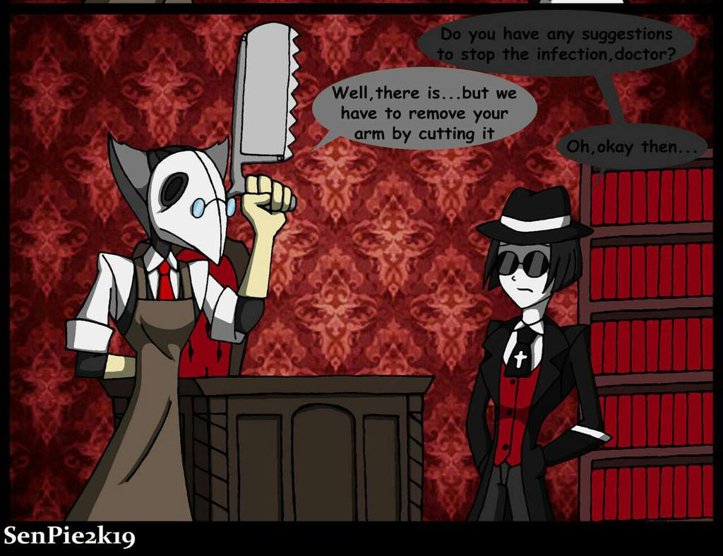 Hhoc The Old Crow Doctor And The Black Devil Part 1 Hazbin Hotel Official Amino