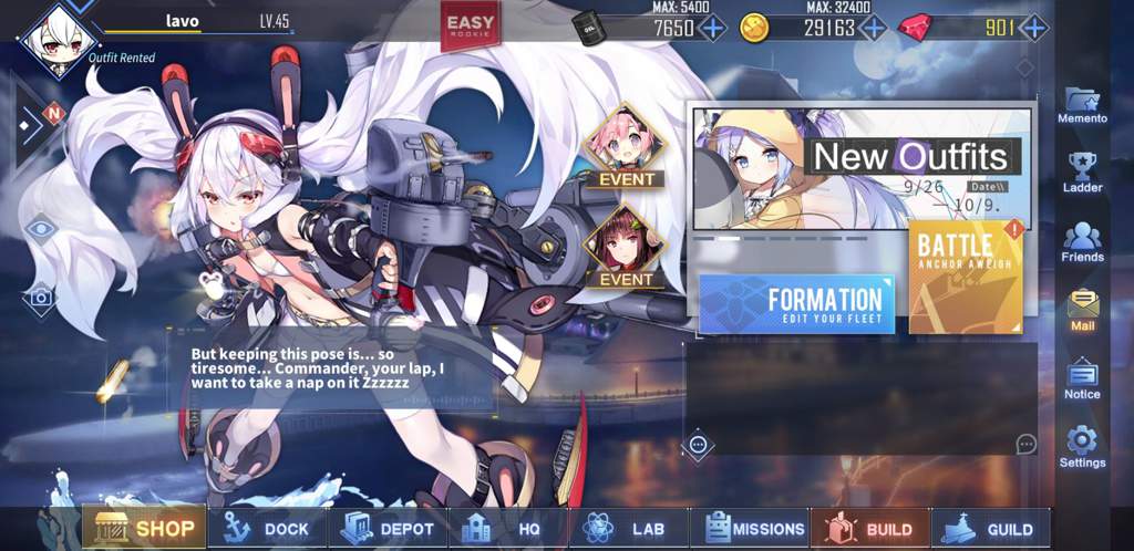 Sleepy Loli is a retrofitted sleepy loli now | Azur Lane Amino Amino