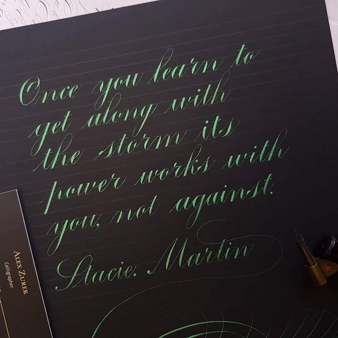 Stacie Martin poem in Copperplate Calligraphy | Quotes and Poetry Amino ...