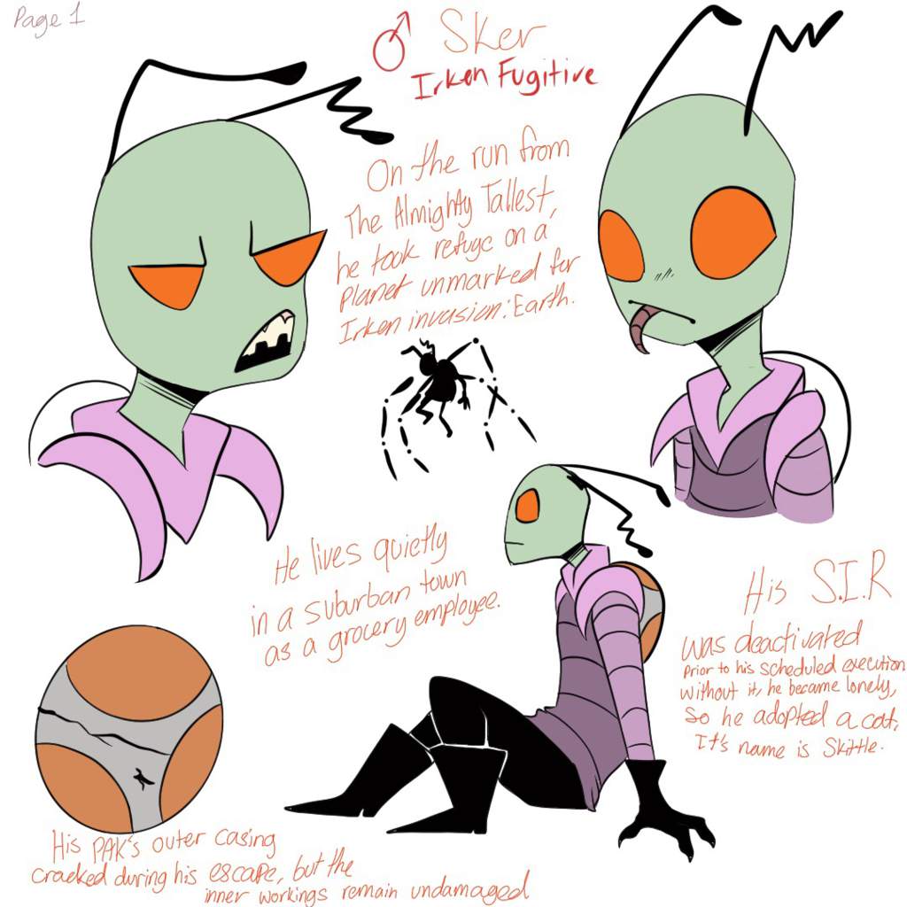 Sker (oc) | Wiki | Invader Zim Amino