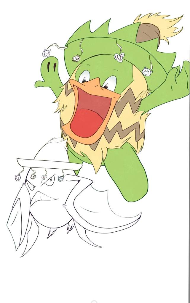 Ludicolo and Crobat drawing | Pokémon Amino