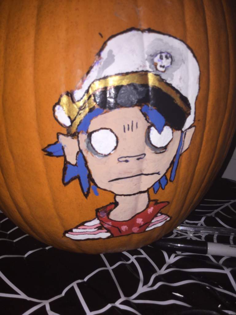 i-painted-a-2d-pumpkin-today-gorillaz-amino