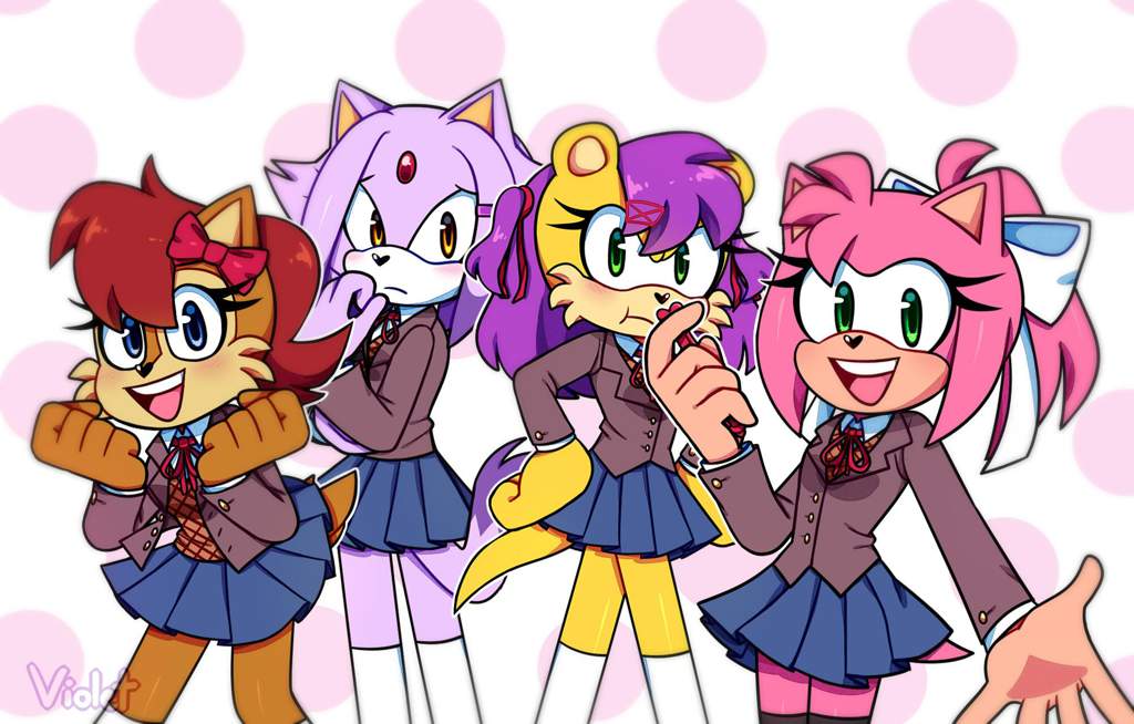 DDLC AU | Sonic the Hedgehog! Amino