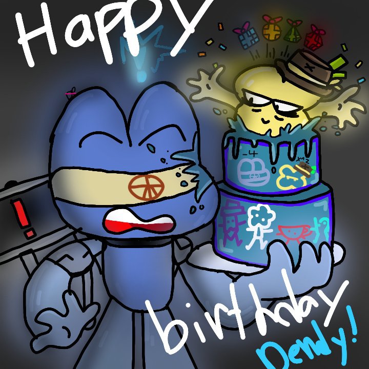 HAPPY BIRTHDAY DENDY!! | BFDI💖 Amino