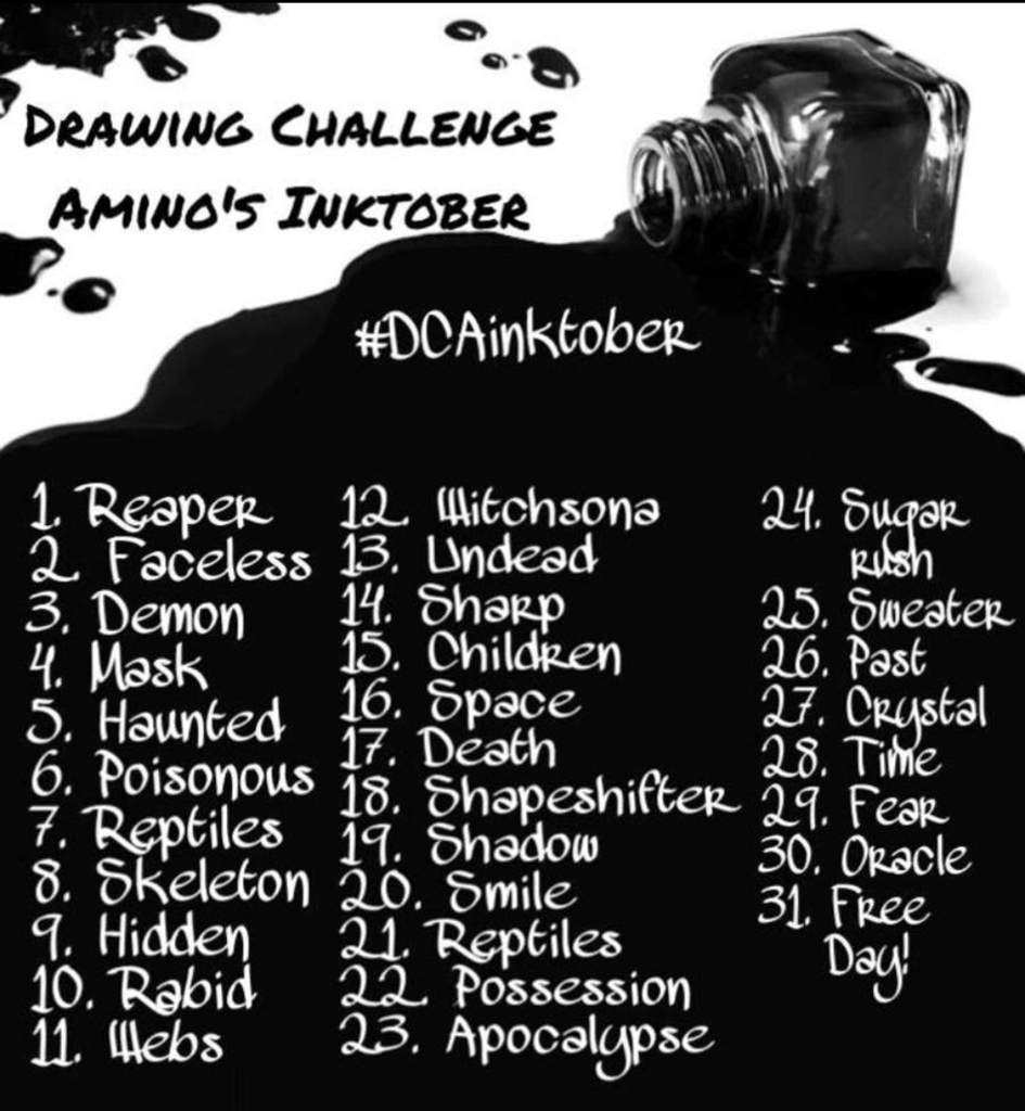 inktober-drawing-challenge-amino-amino