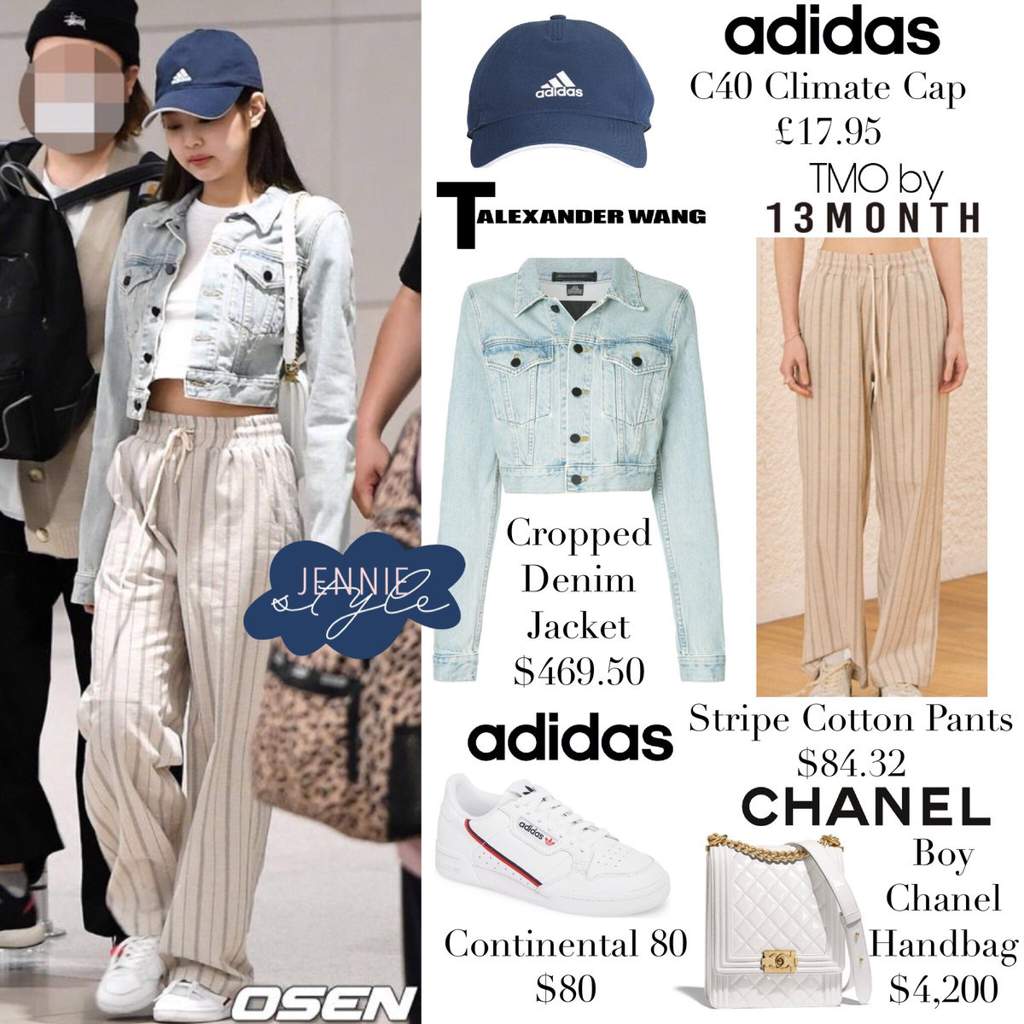 jennie adidas pants