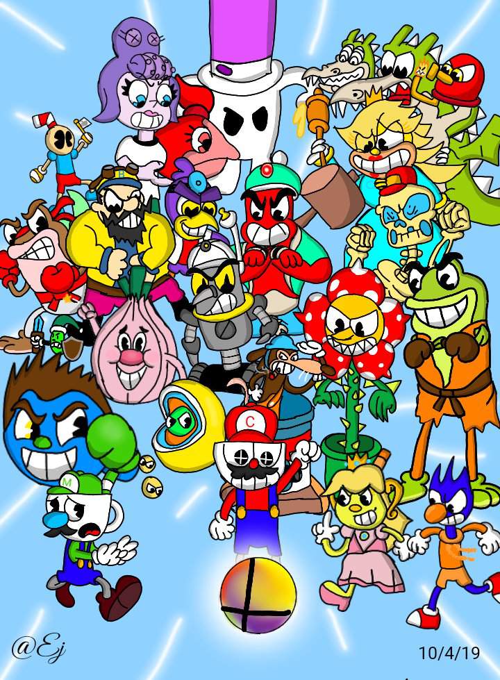 Super Inkwell Smash Ultimate (Cuphead x Super Smash Ultimate Crossover ...