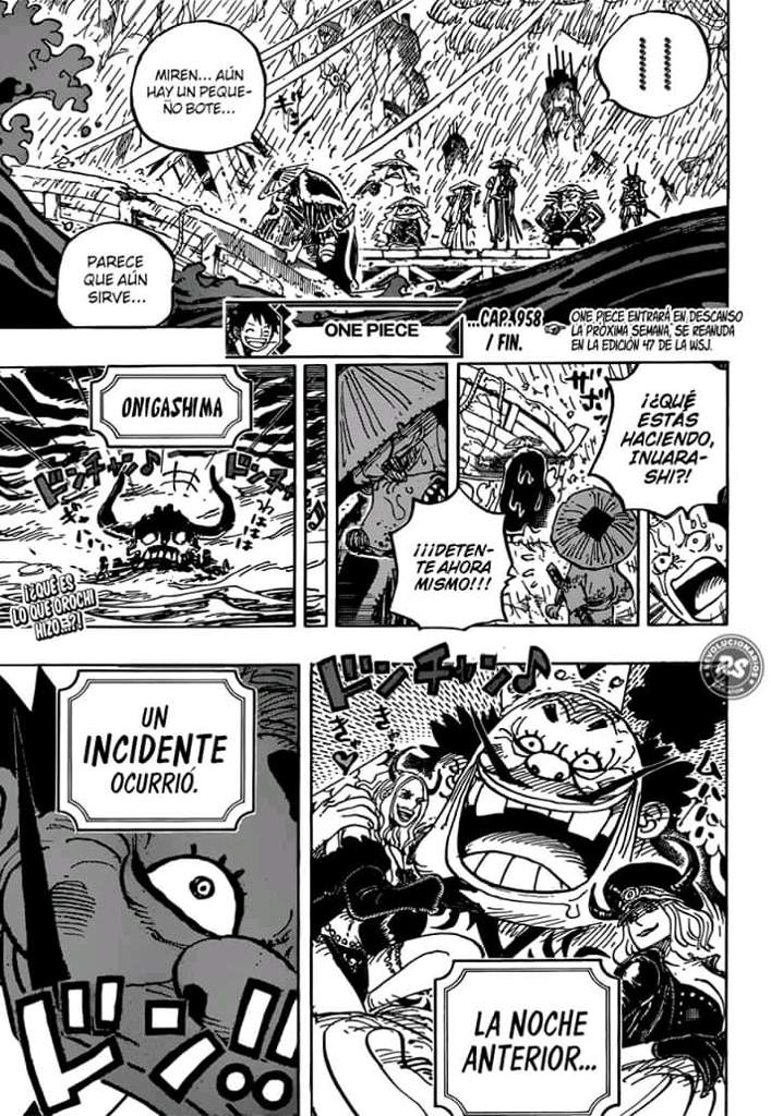 One Piece Manga 958 One Piece Amino