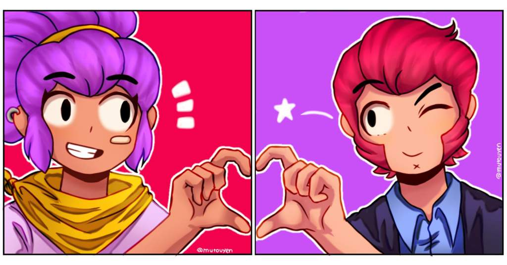 Shelly X Colt Avatar Couple Brawl Stars Amino