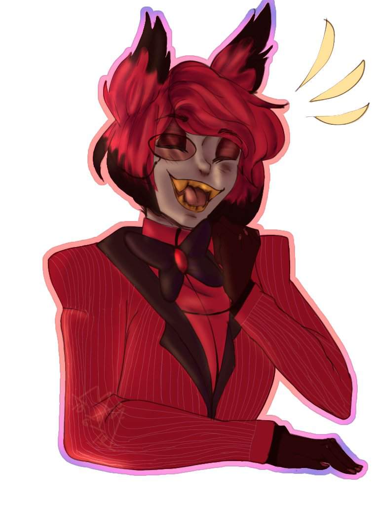 Alastor smiling | Hazbin Hotel (official) Amino