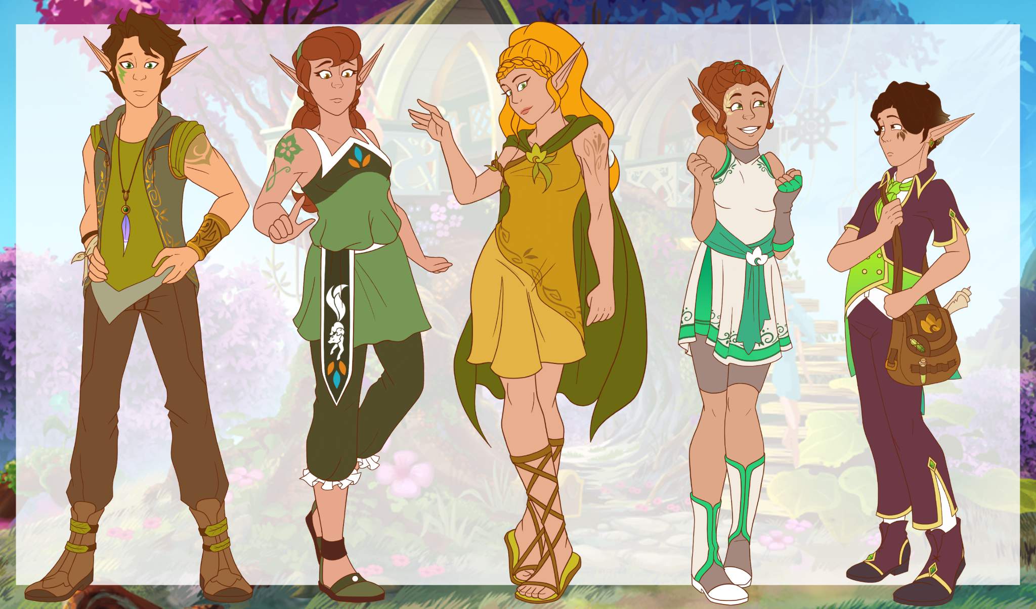 Leafshade Siblings | Lego Elves Amino