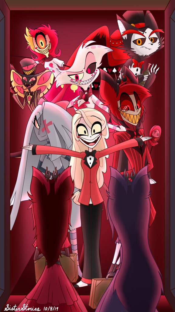 Hazbin Arrival Poster(HHOCs) | Hazbin Hotel (official) Amino