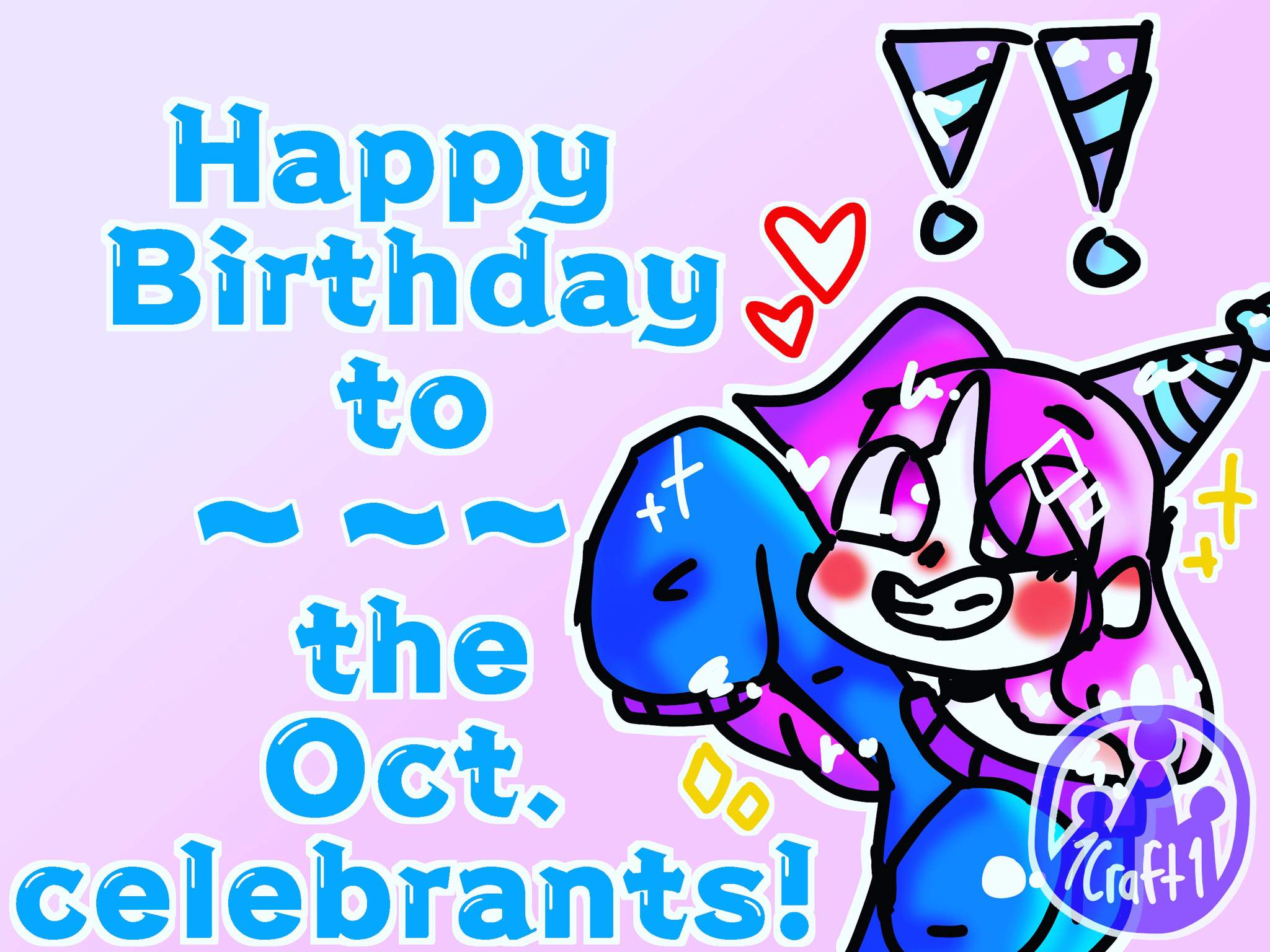 Happy Birthday to October celebrants UwU | Youtubers and Artists Amino