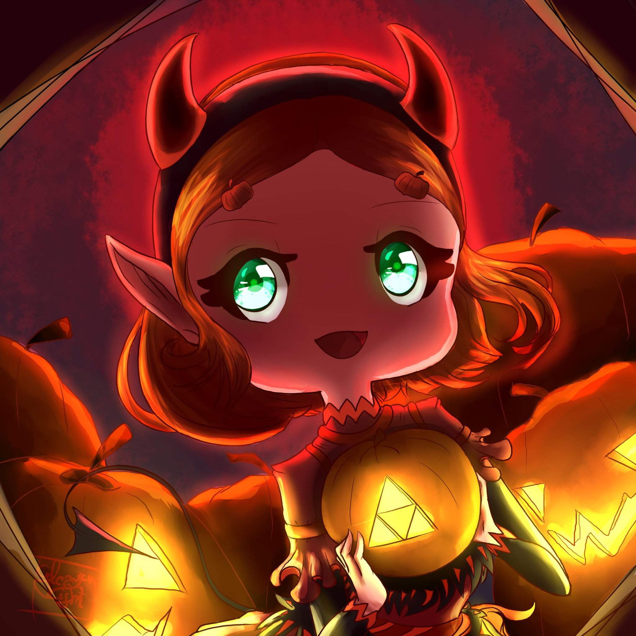 Zelda Halloween pfp |• | Zelda Amino