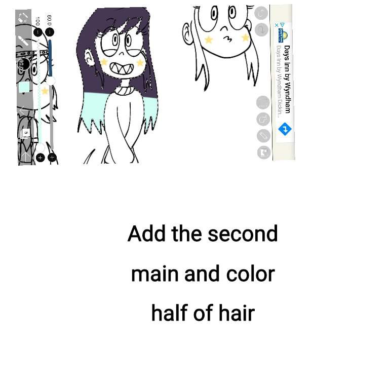 How to blend hair on ibispaint or something I'm not good with tutorials