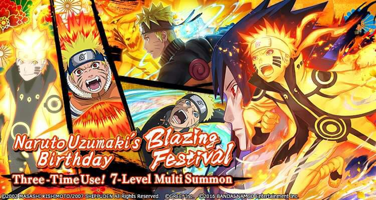 Naruto Blazing Fete Les Ans De Naruto Naruto Boruto Fr Amino