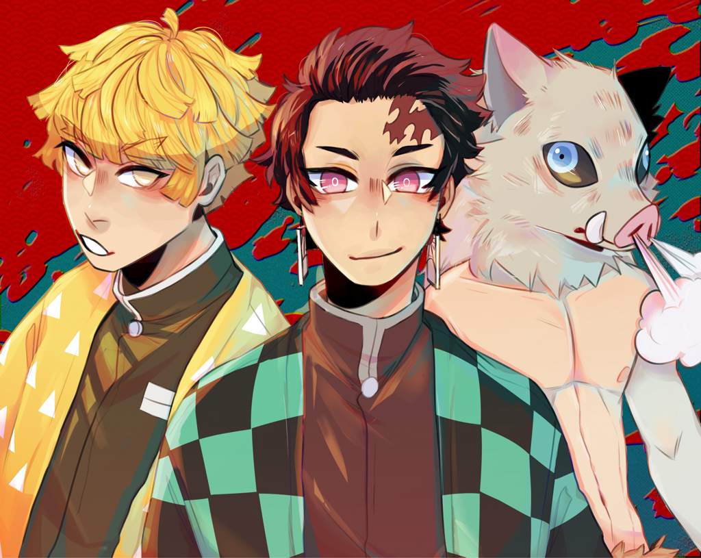 Demon Slayer Boys Drawing Amino