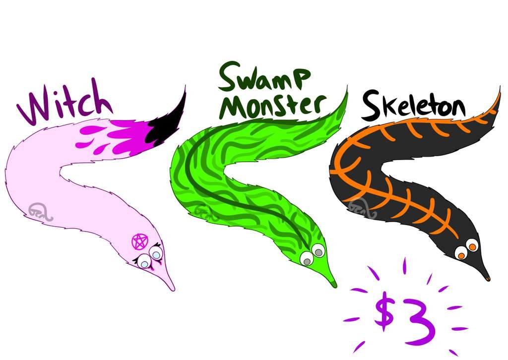 HALLOWEEN WORM ON A STRING ADOPTS | Furry Amino