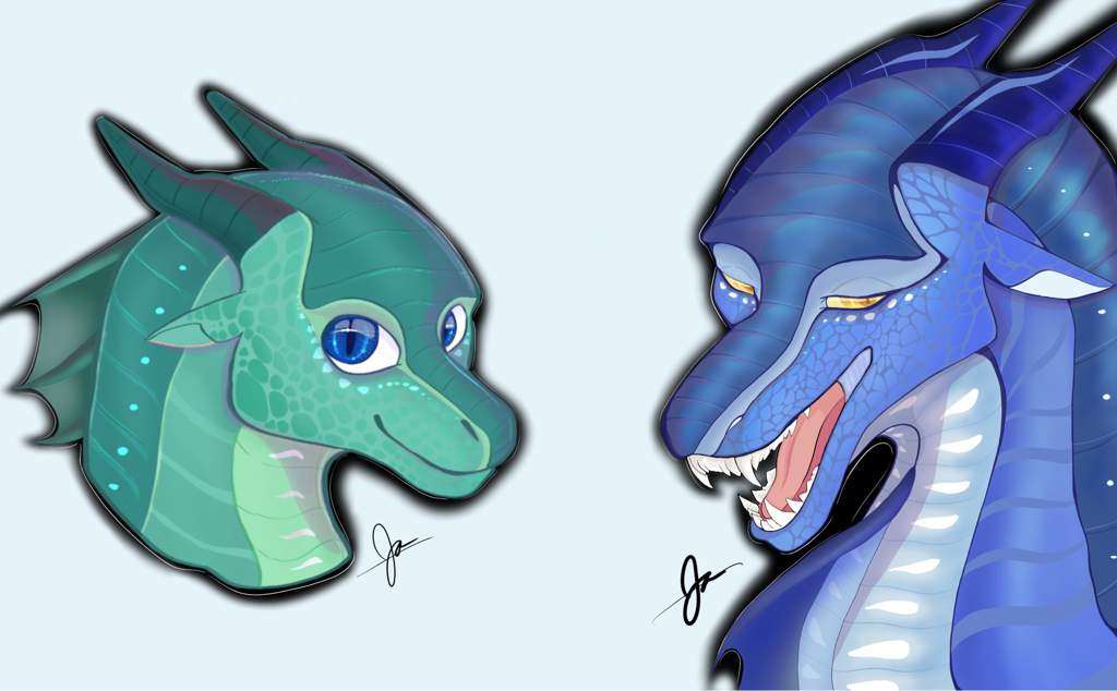 Digital Seawing Headshots Wings Of Fire Amino