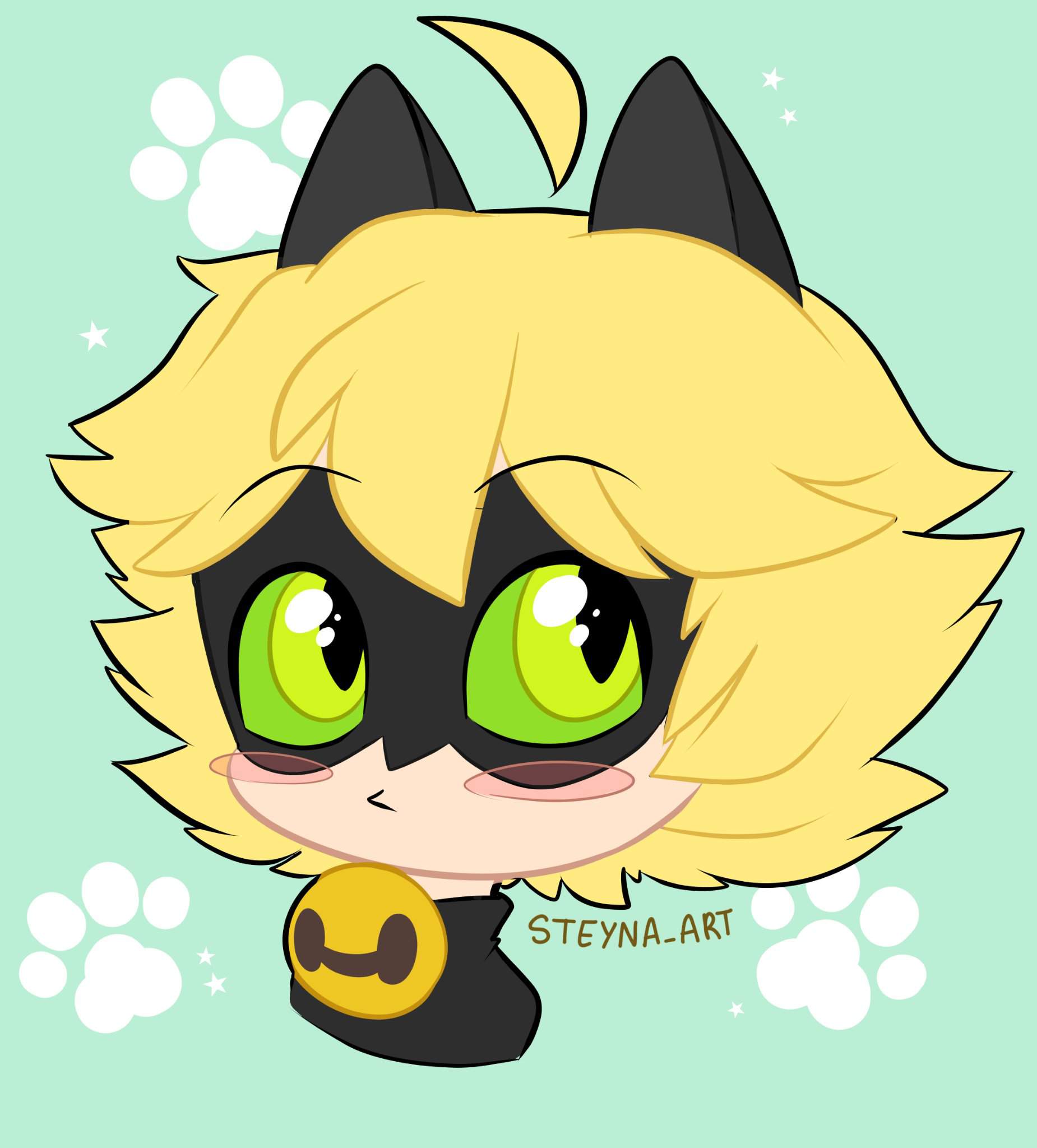 Chat Noir chibi :3 | Miraculous Amino