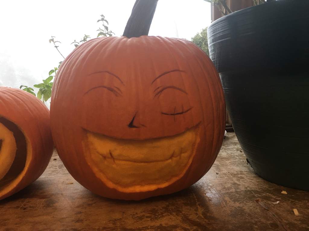 One Piece Pumpkin Carving Luffy