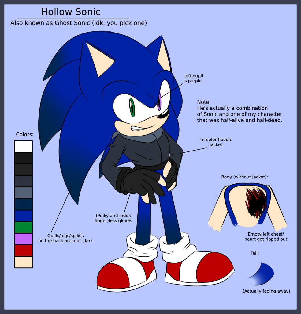 Hollow Sonic (6th AU Sonic) | Sonic Rp&Art Amino