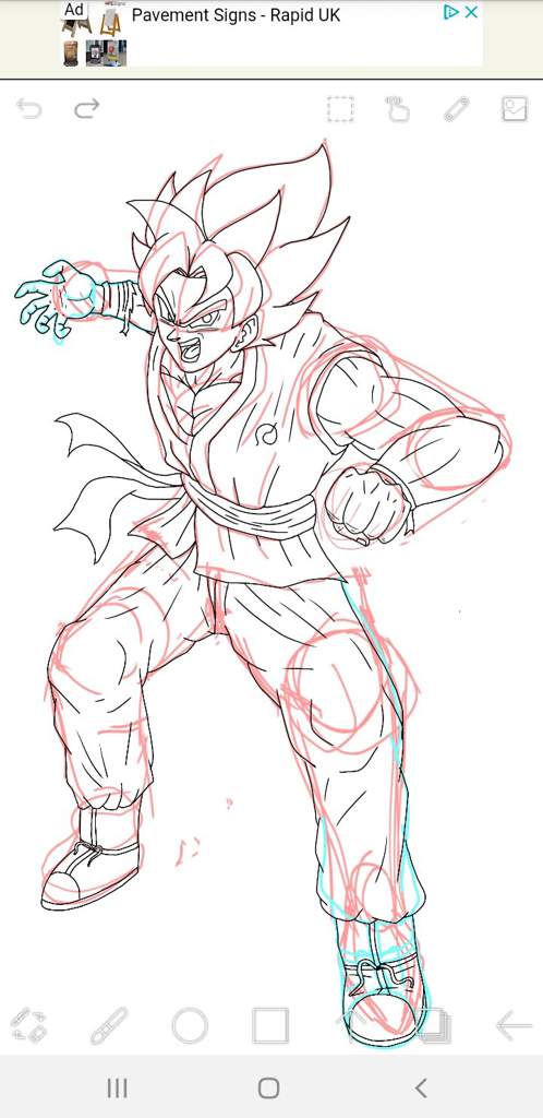 SSBKK Goku Drawing | DragonBallZ Amino