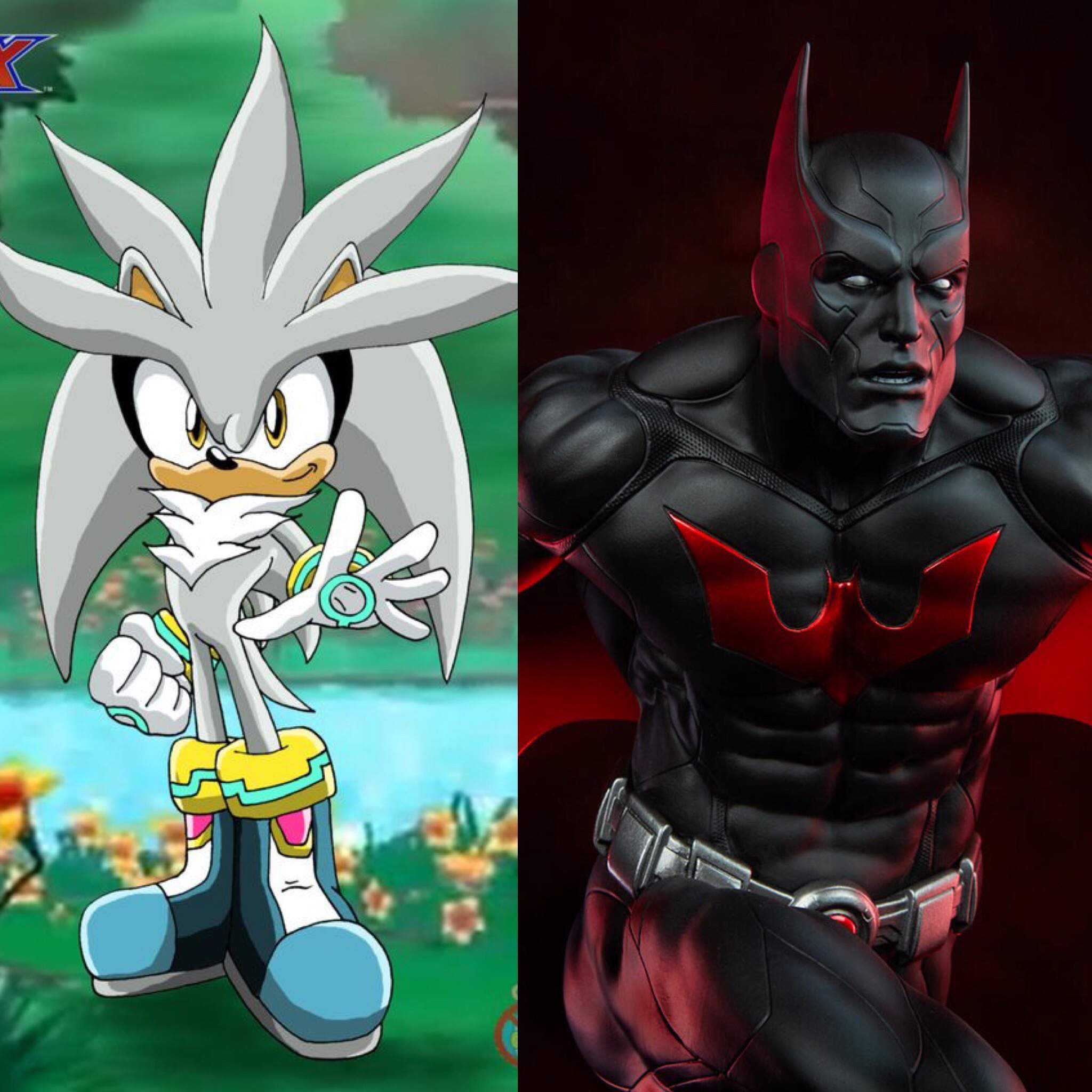 Batman Beyond Versus Silver The Hedgehog | Battle Arena Amino Amino