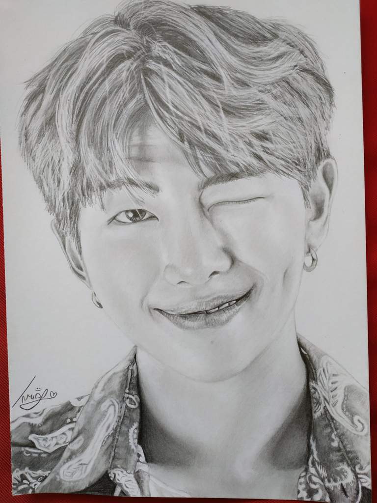 Namjoon pencil drawing | K-Pop Amino