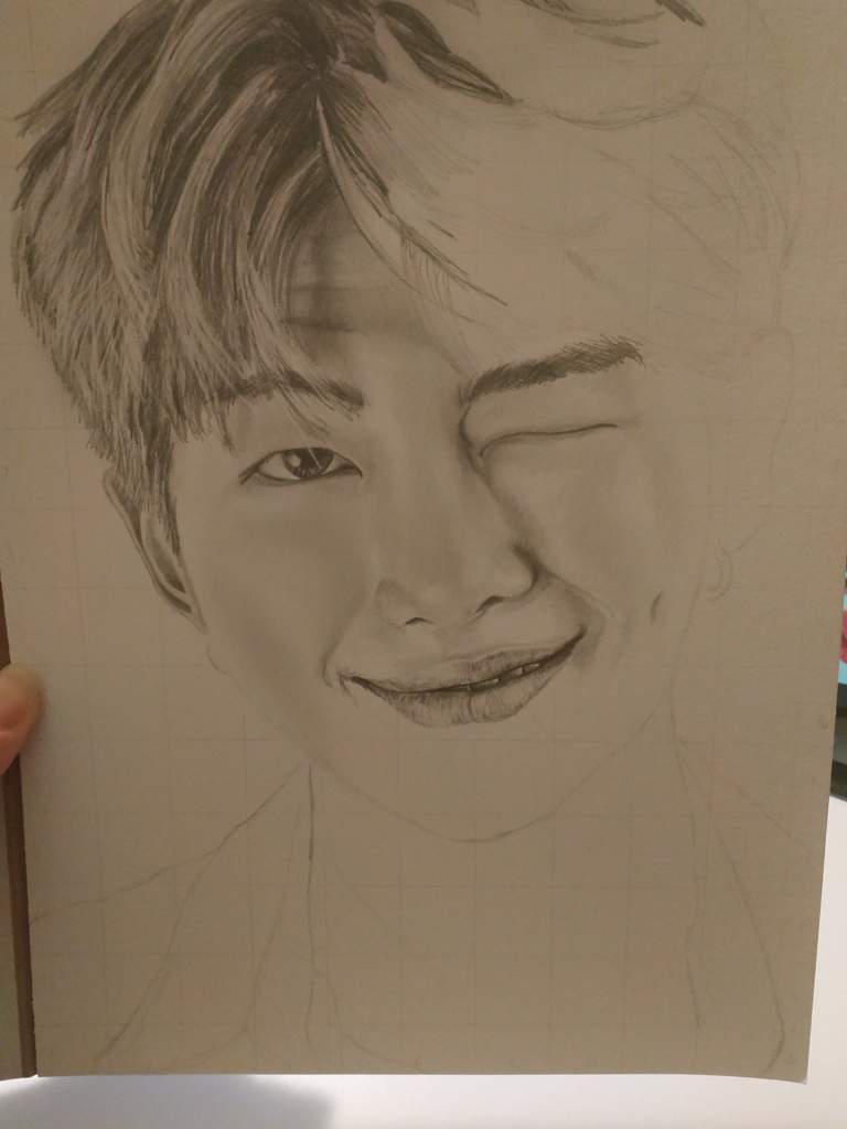 Namjoon pencil drawing | K-Pop Amino