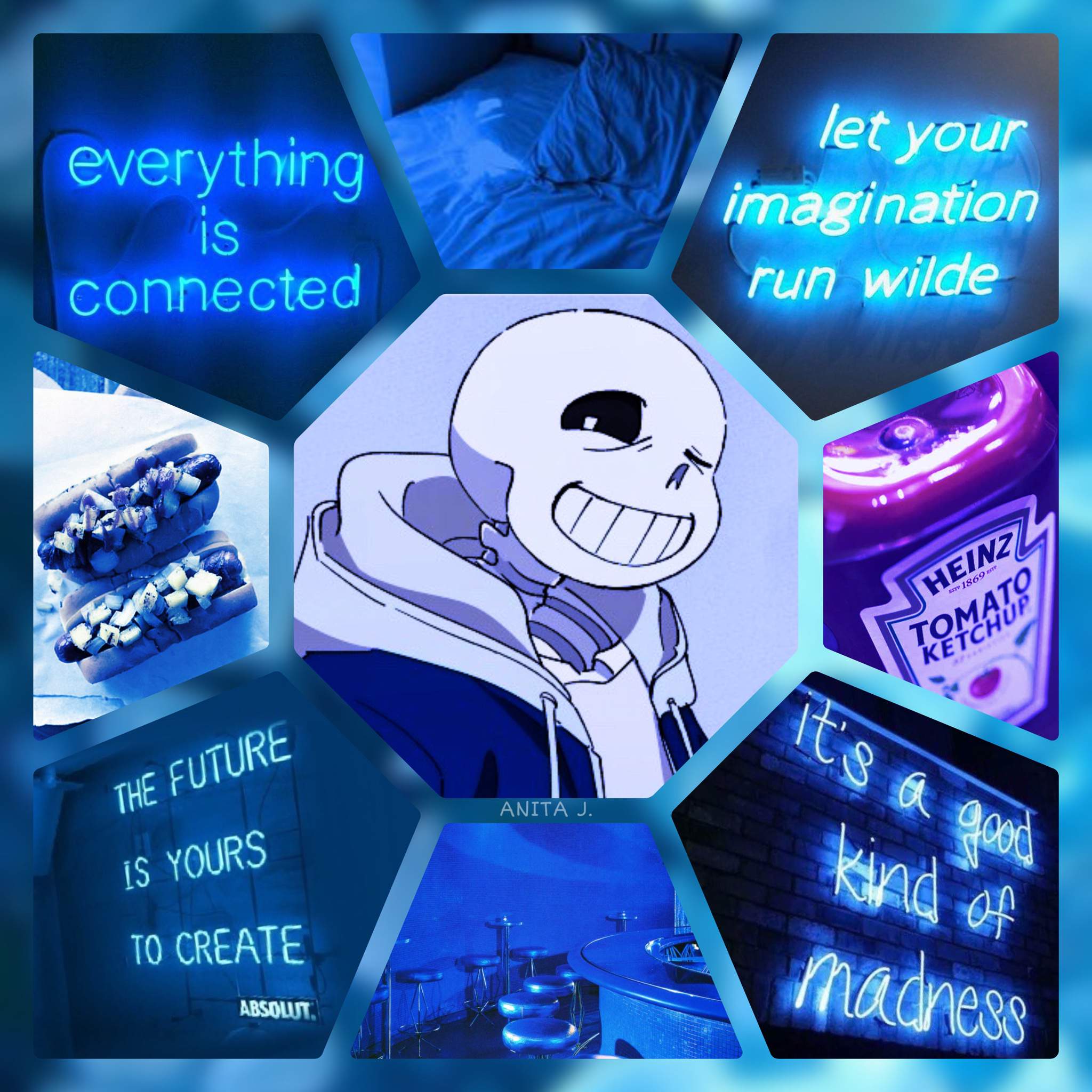 Sans Moodboard | Undertale Amino